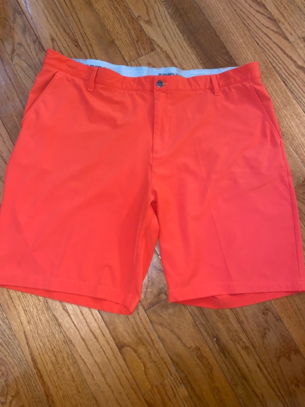 adidas Orange Athletic Shorts